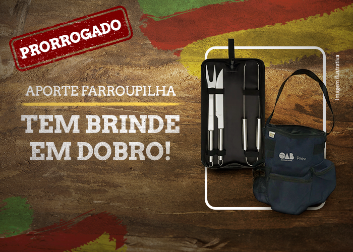 Aporte Farroupilha tem brinde em dobro e prazo prorrogado