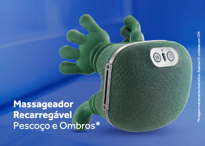 Presente Massageador RecarregávelPescoço e Ombros